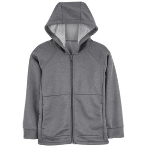Carter's Kid Hooded Zip Jacket In Unstoppable French Terry