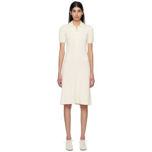 Joseph White Spread Collar Midi Dress