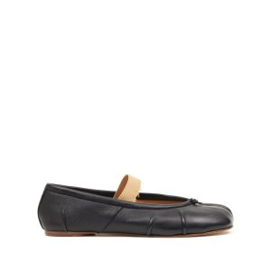 Maison Margiela Tabi leather ballerina shoes