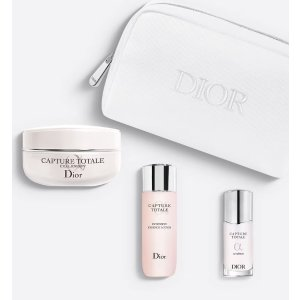 Dior Capture Totale 3-Piece Skincare Set & Pouch