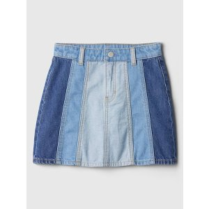 Gap Kids Pieced Denim Skirt
