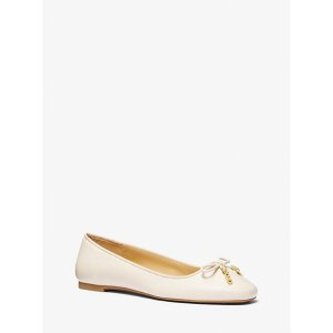 Michael Kors Nori Leather Ballet Flat