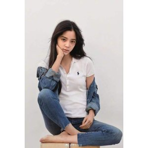 Polo Ralph Lauren Julie embroidered logo polo shirt