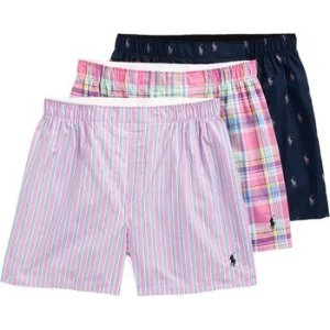 Polo Ralph Lauren Assorted 3-Pack Woven Cotton Boxers