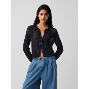 Gap × DOEN Linen-Blend Cardigan