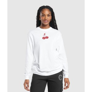 Gymshark Barbell Cherries Long Sleeve Top