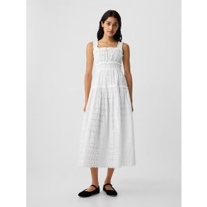 Gap × DOEN Eyelet Midi Dress