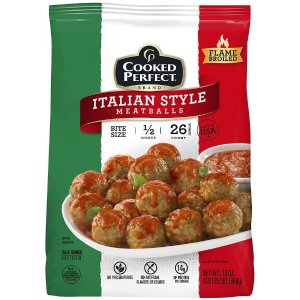 Cooked Perfect Bite Size Italian Style Meatballs13.0oz