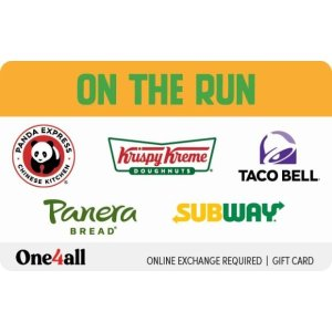 Get a $5 bonus when you buy a $50 On The Run eGift Card