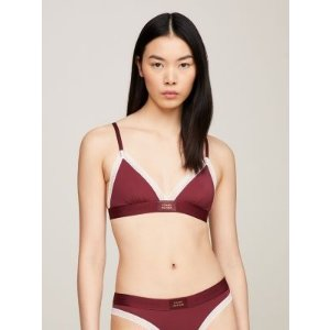 Tommy Hilfiger Hilfiger Badge Lace Triangle Bra
