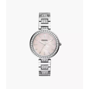 Fossil Karli Three-Hand Stainless Steel Watch