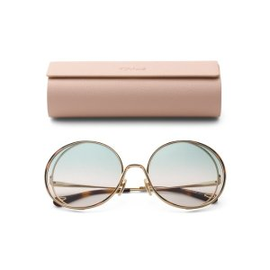 61mm Round Sunglasses