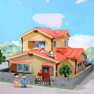 296.61US $ 30% OFF|3900Pcs Doraemon Nobi Nobita's Home Building Block Splicing Model Fashionable Toys Tabletop Decorations Birthday Gifts| | - AliExpress