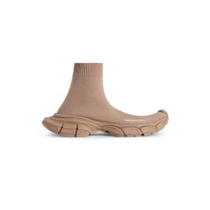 Balenciaga Women's 3xl Sock Recycled Knit Sneaker in Beige