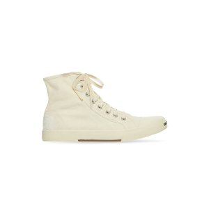 Balenciaga Women's Paris High Top Sneaker in White