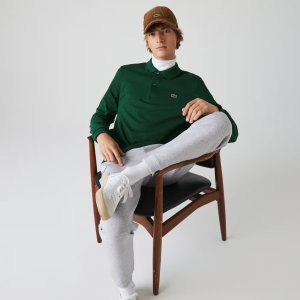 Lacoste Men's Long Sleeve Cotton Polo