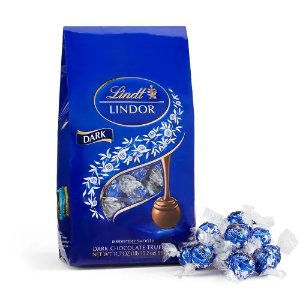 Lindt Dark Chocolate LINDOR Truffles 75-pc Bag (31.7 oz)