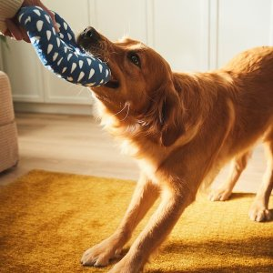 Ikea UTSADD Soft toy for dog, blue