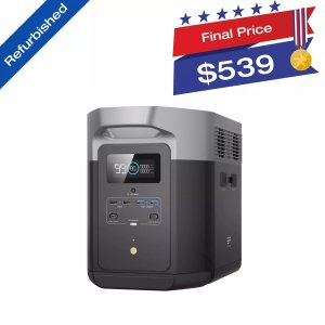 EcoFlow DELTA Max 1600 Power Station 1612Wh Generator Certified Refurbished