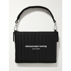 Alexander Wang Elite Tech quilted printed canvas shoulder bag