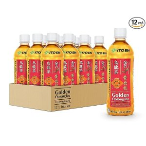 ITOEN Tea Golden Oolong Tea, Unsweetened, 16.9 Ounce (Pack of 12)