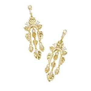 Kendra Scott Leigh Statement Earrings - Gold
