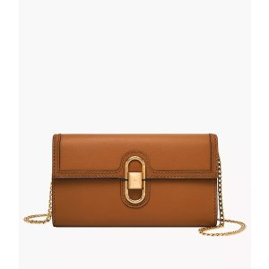 Fossil Avondale Leather Wallet Crossbody Bag